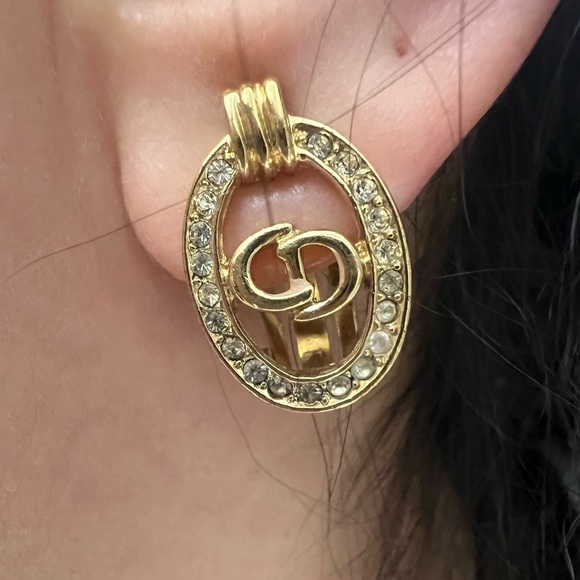 AUTHENTIC Christian Dior earrings - Picture 4 of 7